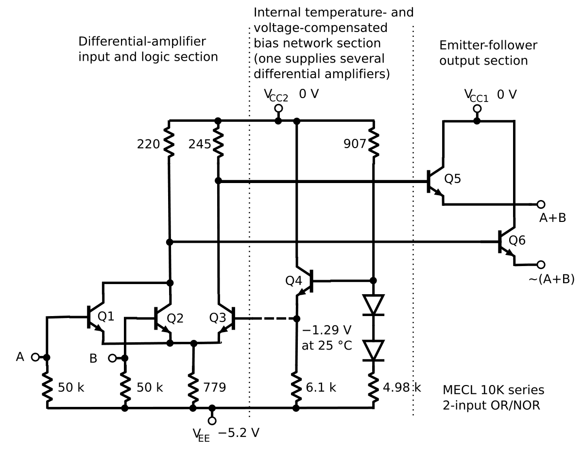 Emitter coupled logic — Wikipédia