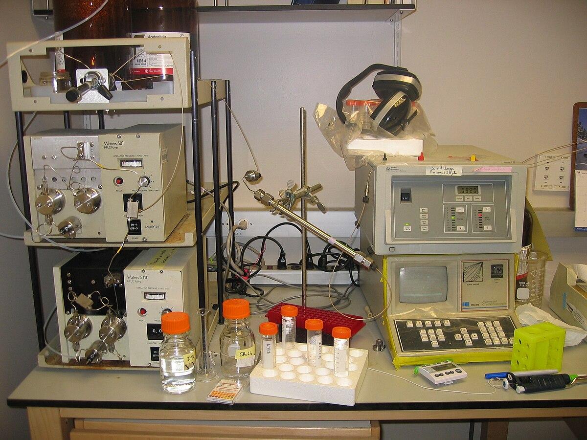 Chromatographie en phase liquide à haute performance — Wikipédia