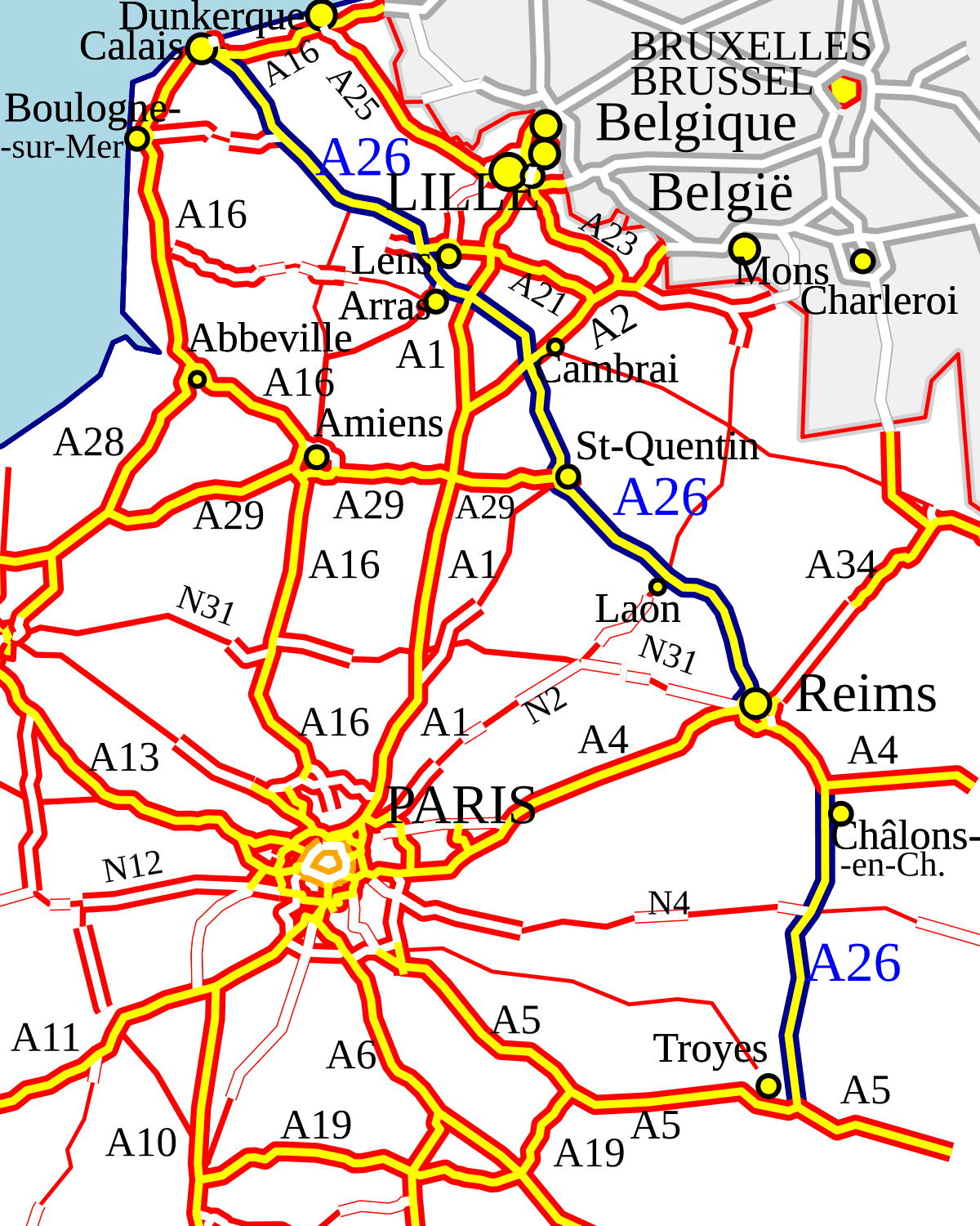 A26 autoroute - Wikipedia